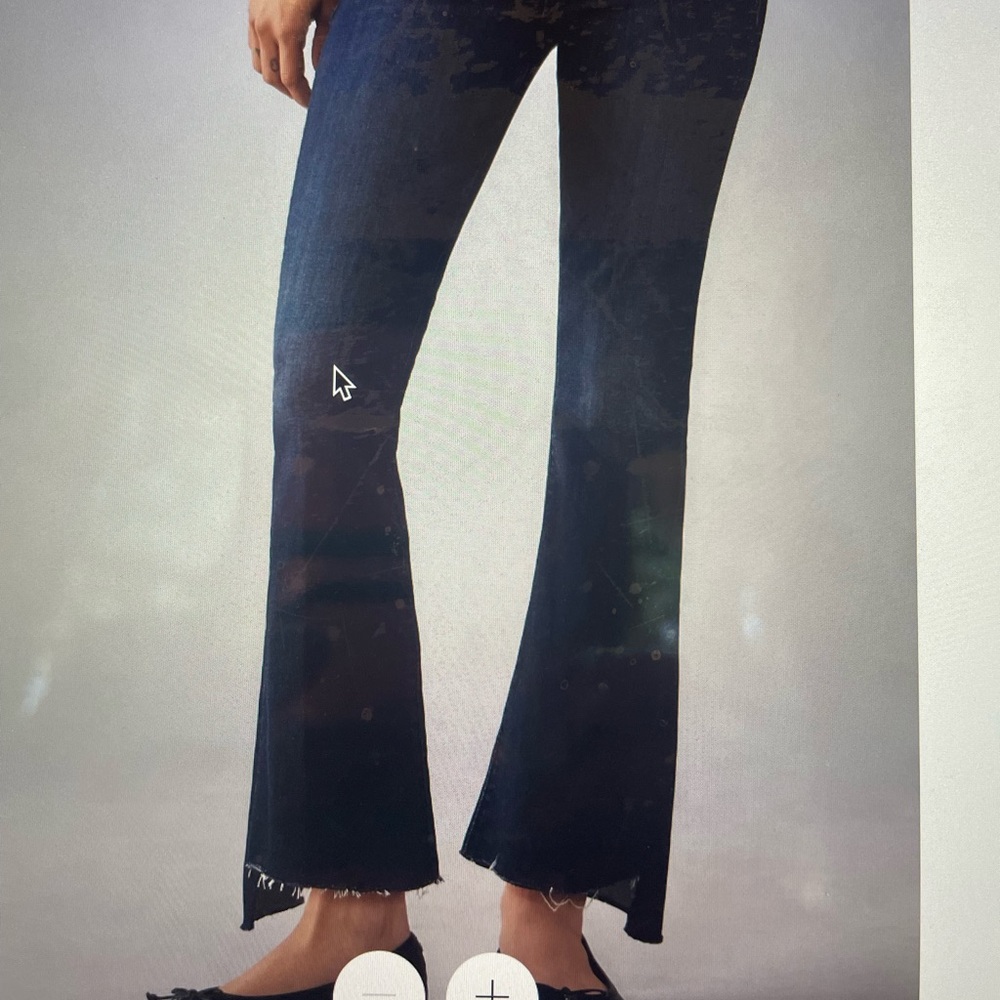 The Insider step fray crop jeans size 29, color Sake to me